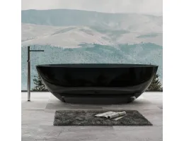 Прозрачная ванна ABBER Kristall AT9702Onyx