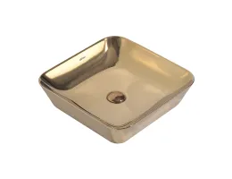 Раковина накладная ABBER Rechteck AC2205GG золото