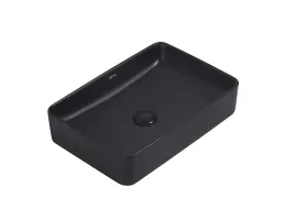 Раковина накладная ABBER Rechteck AC2207MB черная матовая