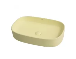 Раковина накладная ABBER Rechteck AC2209MY желтая матовая