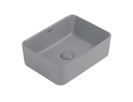 Раковина накладная ABBER Rechteck AC2213MG серая матовая