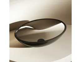 Раковина накладная прозрачная ABBER Kristall AT2802Onyx