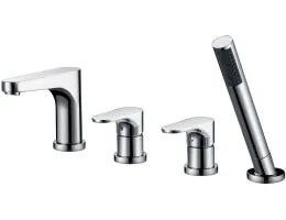 Смеситель ABBER Eleganz AF8313 на борт ванны, хром